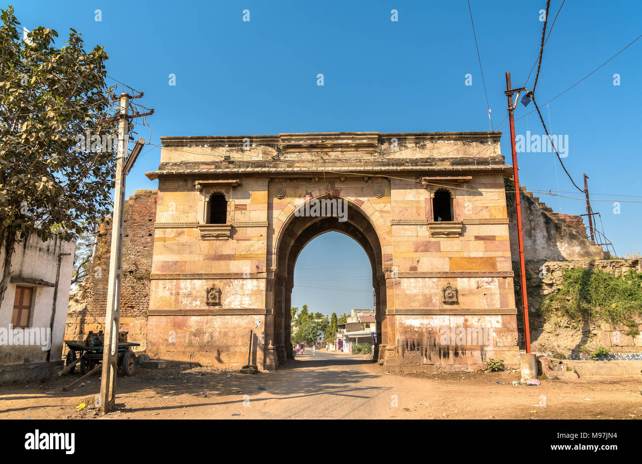 Aghara Gate of Patan Gujarat State of India Stock Photo Alamy