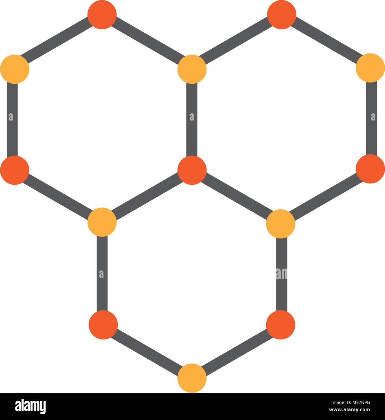 structure molecular isolated icon Stock Vector Image & Art - Alamy