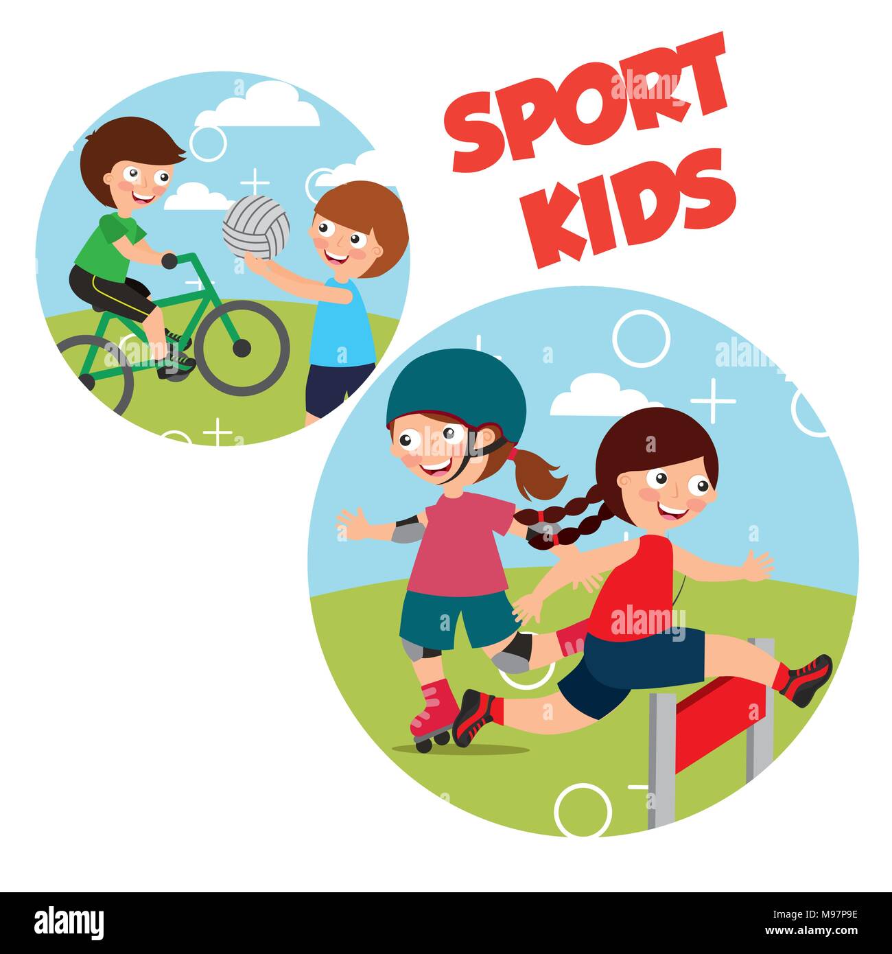sport kids activity Stock Vector Image & Art Alamy