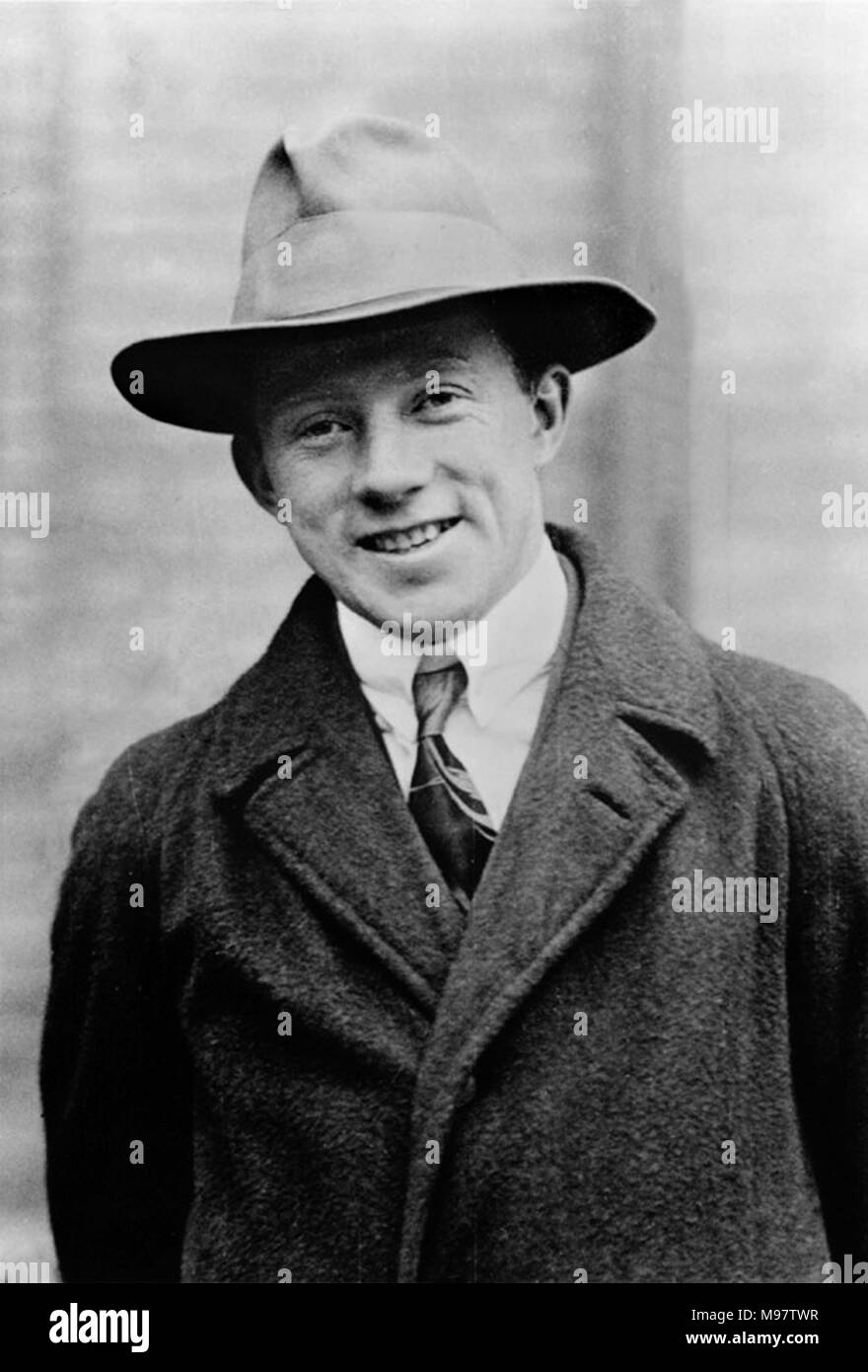 Werner Heisenberg (1901-1976). Portrait of the German theoretical physicist, c.1927. Stock Photo