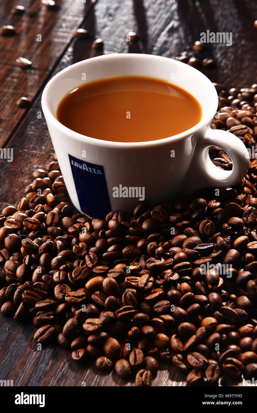 Warsaw Poland 2020 Lavazza Oro Coffee Black Background Founded Turin –  Stock Editorial Photo © brest88.mail.ru #417441748
