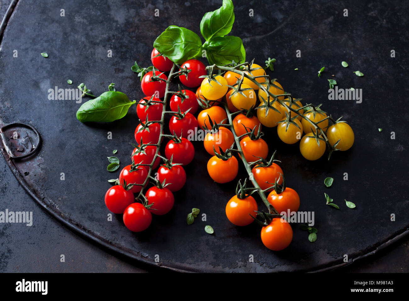 Cherry tomatoes Stock Photo