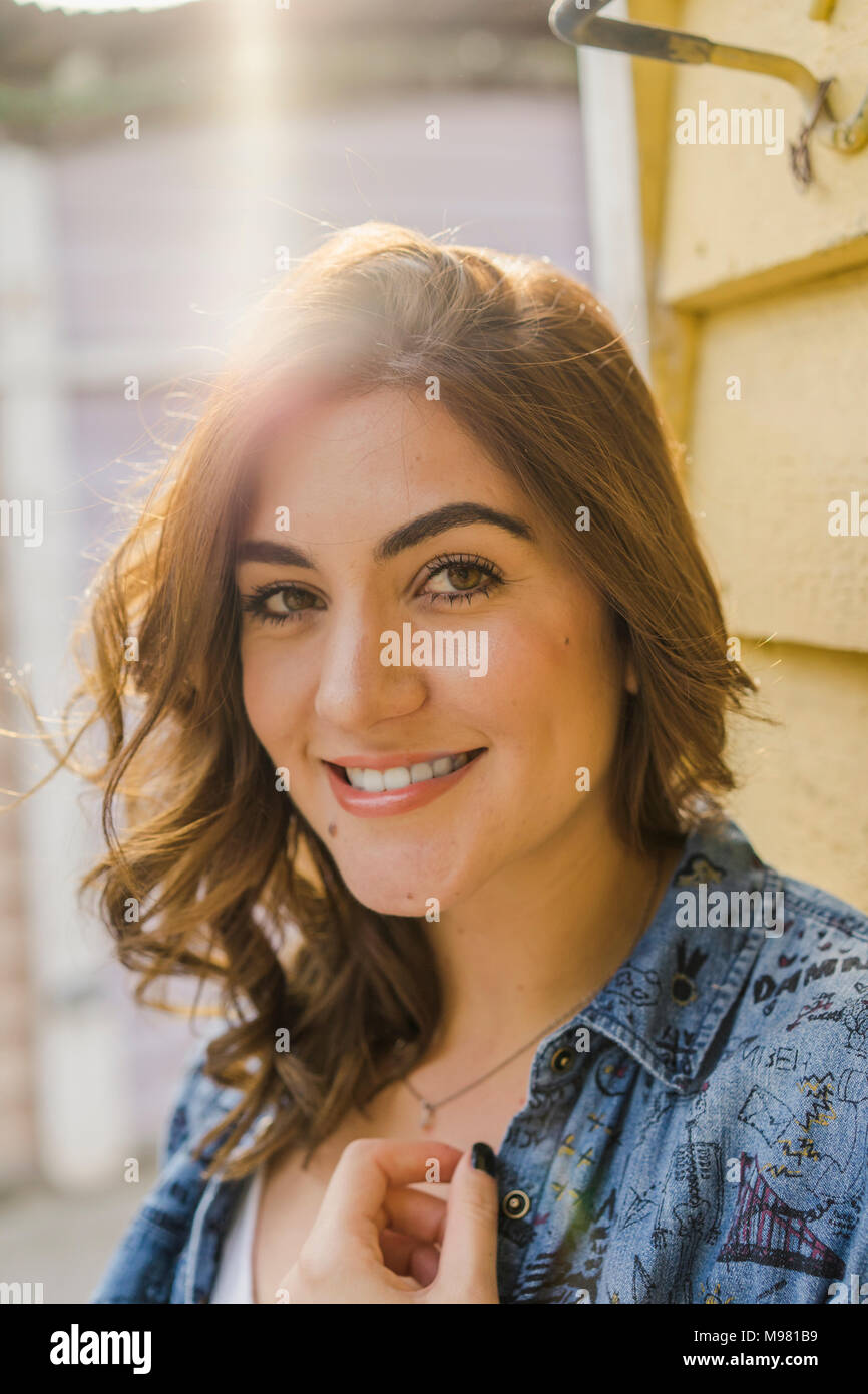 Woman hair close up backlight hi-res stock photography and images - Alamy