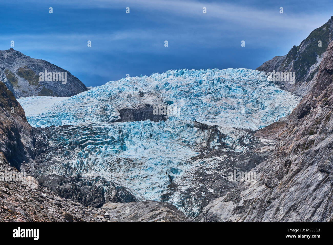 New Zealand, South Island, Westland National Park, Franz Josef Glacier Stock Photo