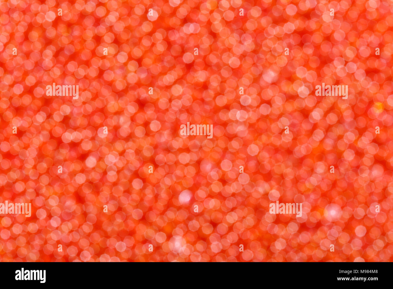 Abstract orange holiday lights. Stock Photo