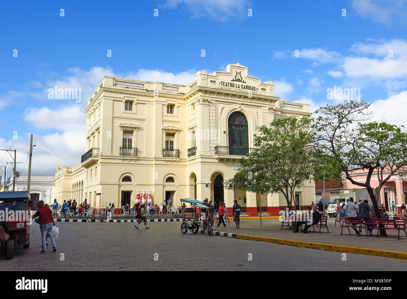 SANTA CLARA, CUBA - JANUARY 11, 2017: Theater Caridad. A national