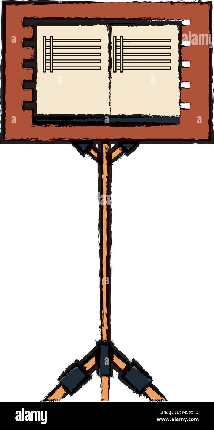 Sheet music stand black background hi-res stock photography and images ...