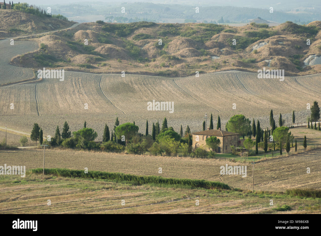 Panoramic Landscape of Tuscany Stock Photo - Alamy