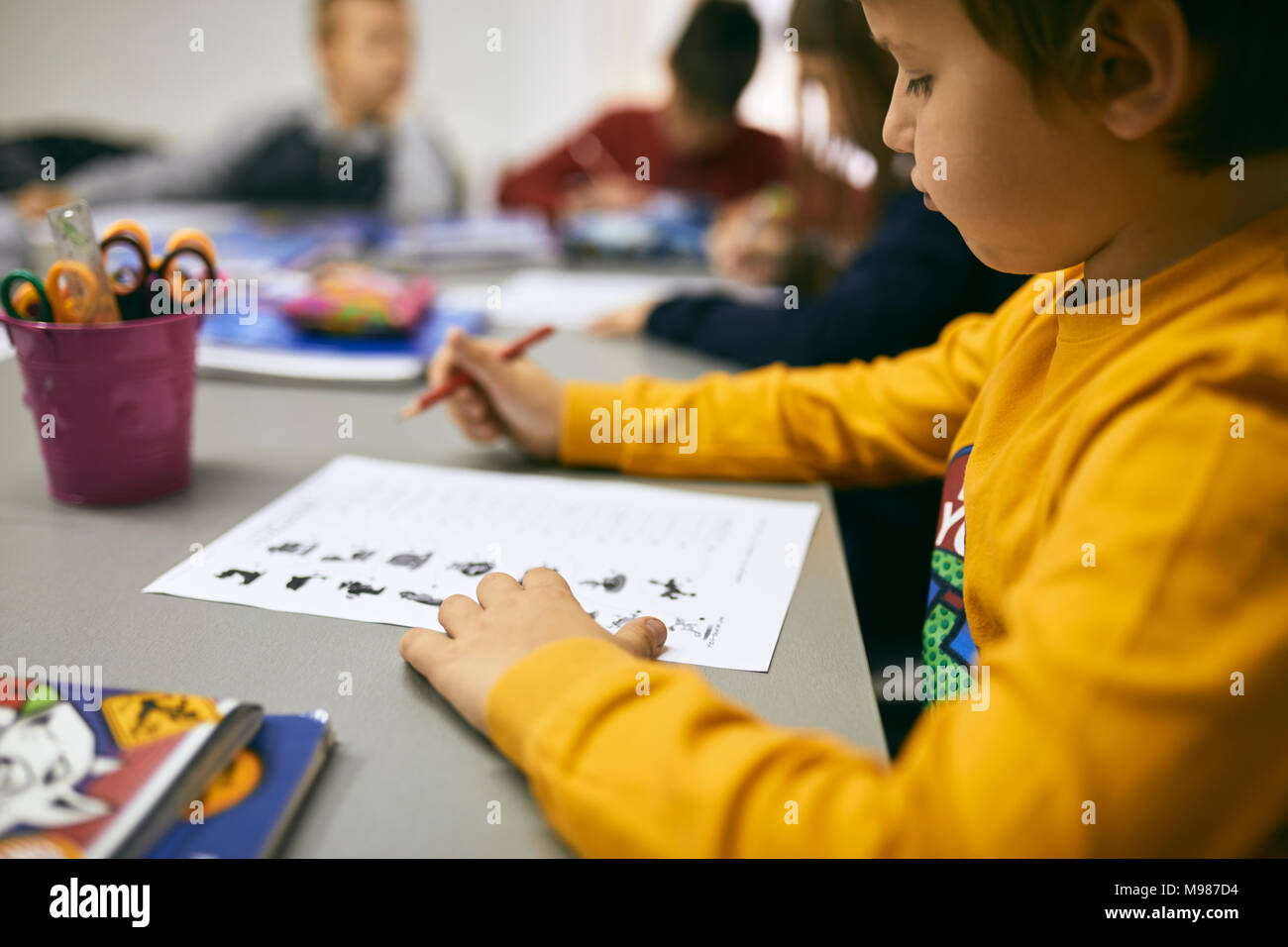 Students Learning In Class