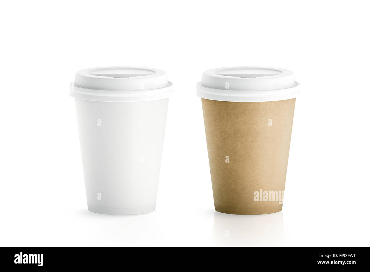 plain paper coffee cups