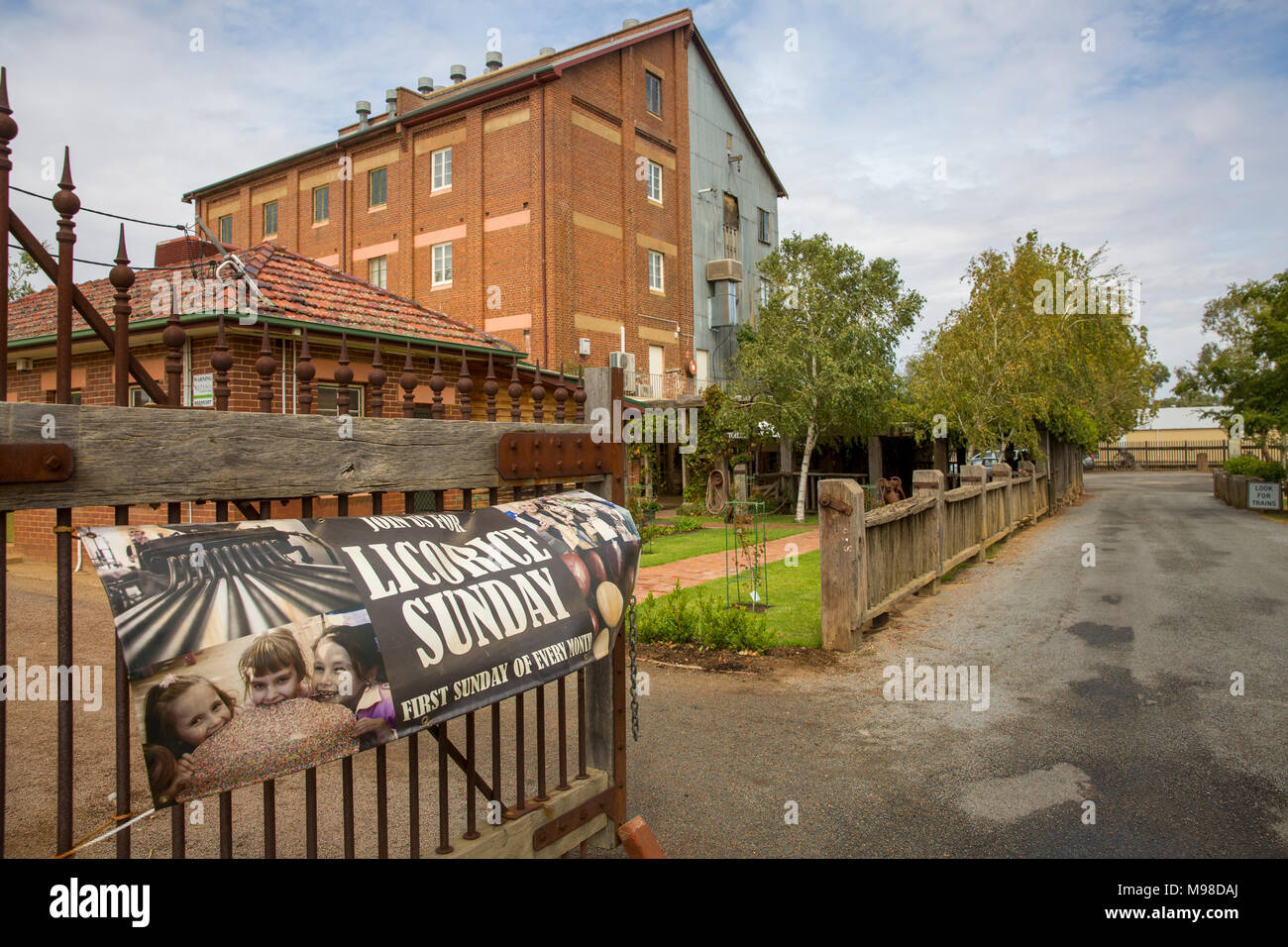 Junee Licorice and Chocolate Factory is located at the restored Junee Flour Mill, a historic