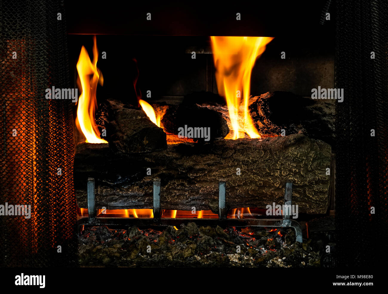 Gas Logs Stock Photos Gas Logs Stock Images Alamy