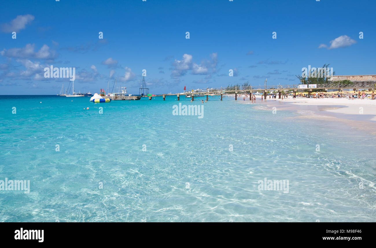 Bridgetown, Barbados - Tropical island - Caribbean sea - Brownes beach - Carlisle bay Stock Photo