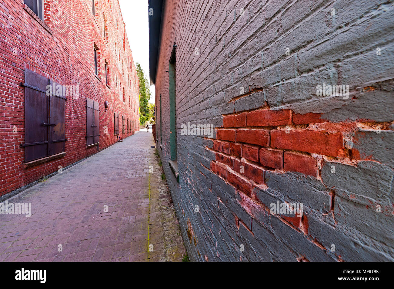 Brick walls in Placerville Stock Photo Alamy