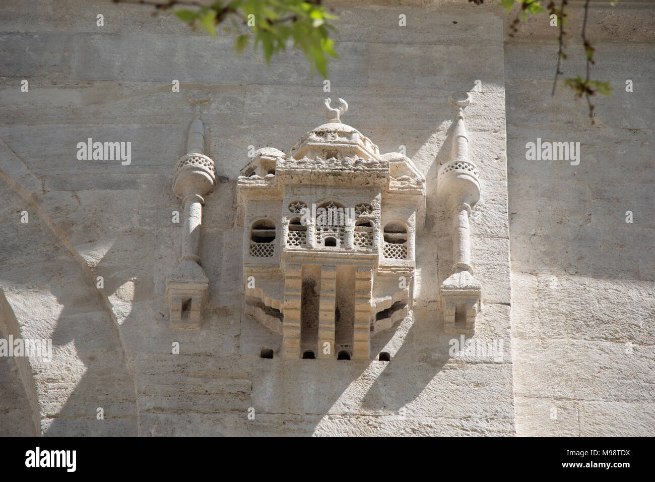 Old bird house on the Ottoman mosque wall Stock Photo Alamy