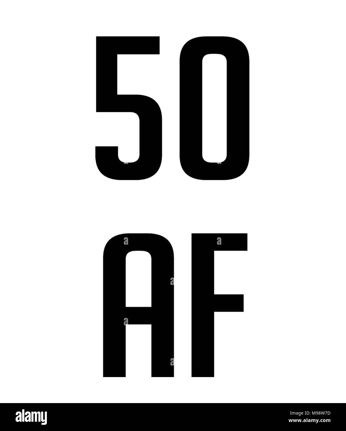 50 af art Stock Photo