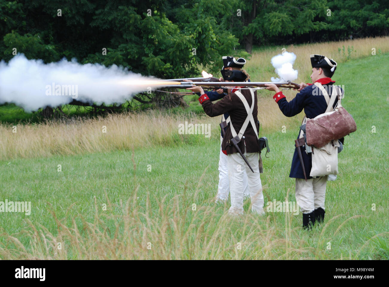 VALLEY PENNSYLVANIA CIRCA JULY 2007 Continental Army soldier