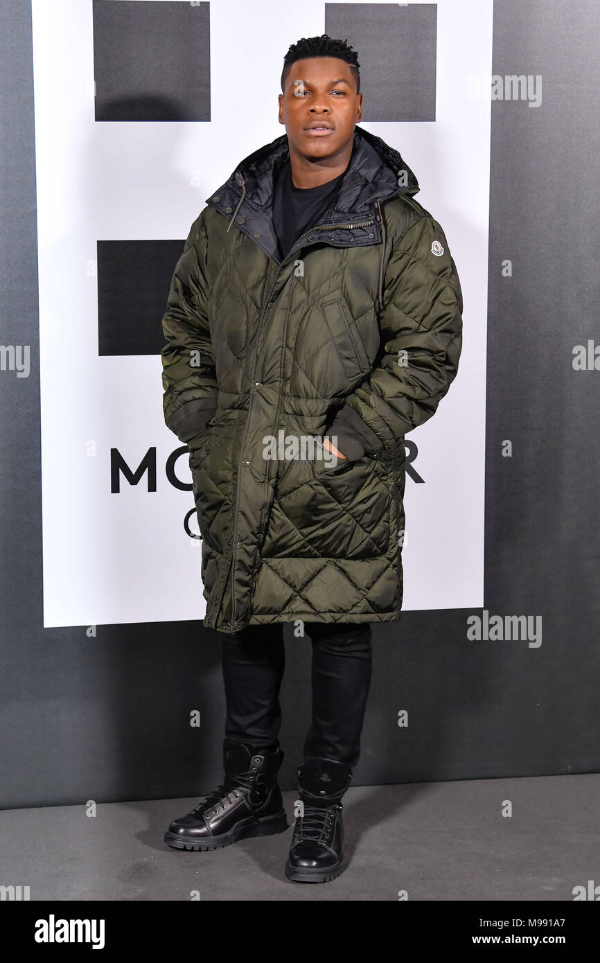 Milan Woman's Fashion Week fall winter 2019 - Milano Moda Donna - Arrivals  Featuring: John Boyega Where: Milan, ME, Italy When: 20 Feb 2018 Credit:  IPA/WENN.com **Only available for publication in UK,