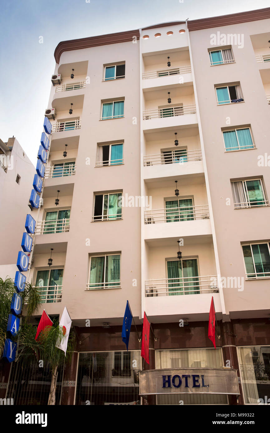 Maybe you would like to learn more about one of these? Morocco Casablanca City - Morocco Casablanca City Centre Rue Sahar Tabti 1930s Hotel Amouday Art Deco Architecture Stock Photo Alamy