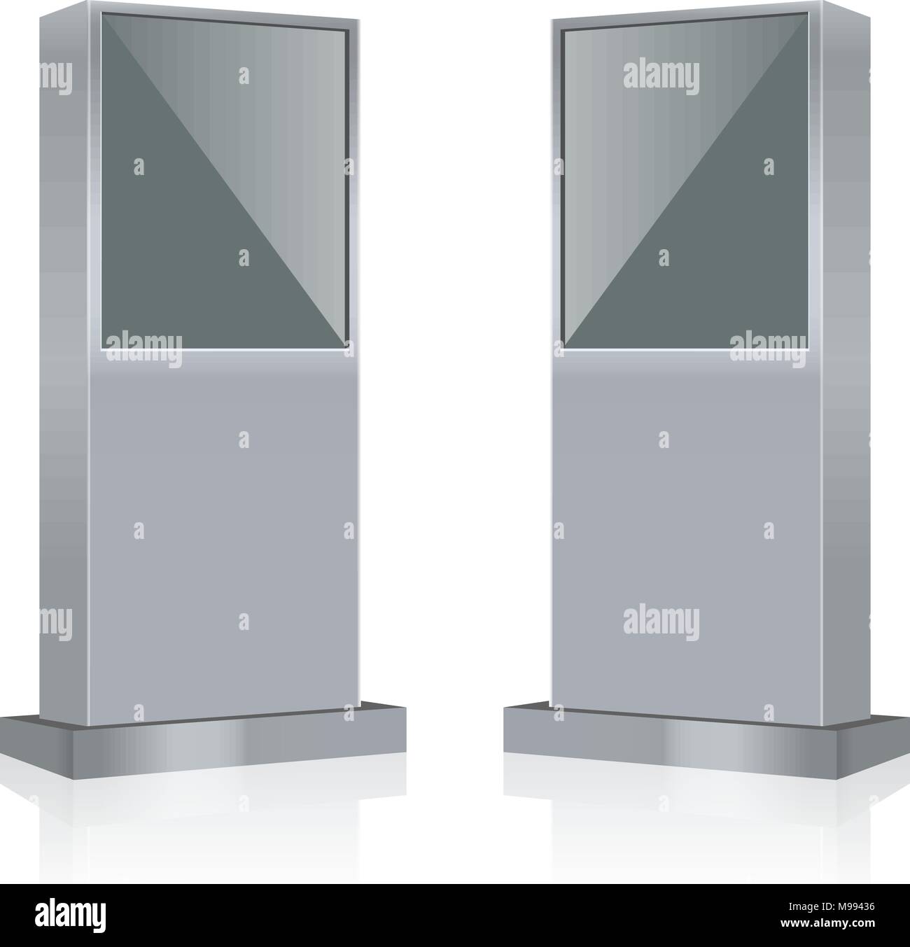 Vector Interactive Information Kiosk Terminal Stand Screen Display