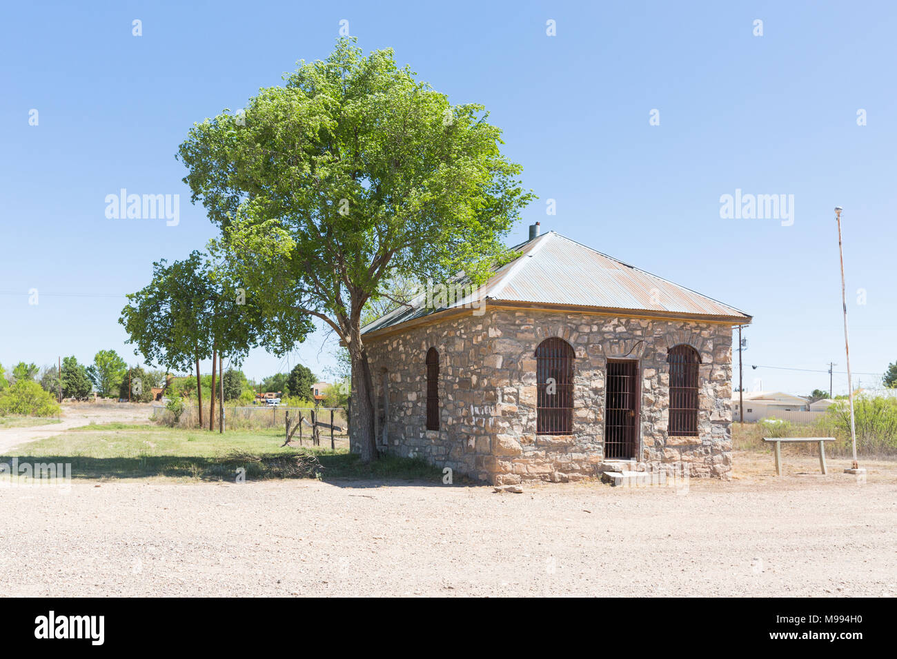 Jail house in Marathon, Texas Stock Photo Alamy