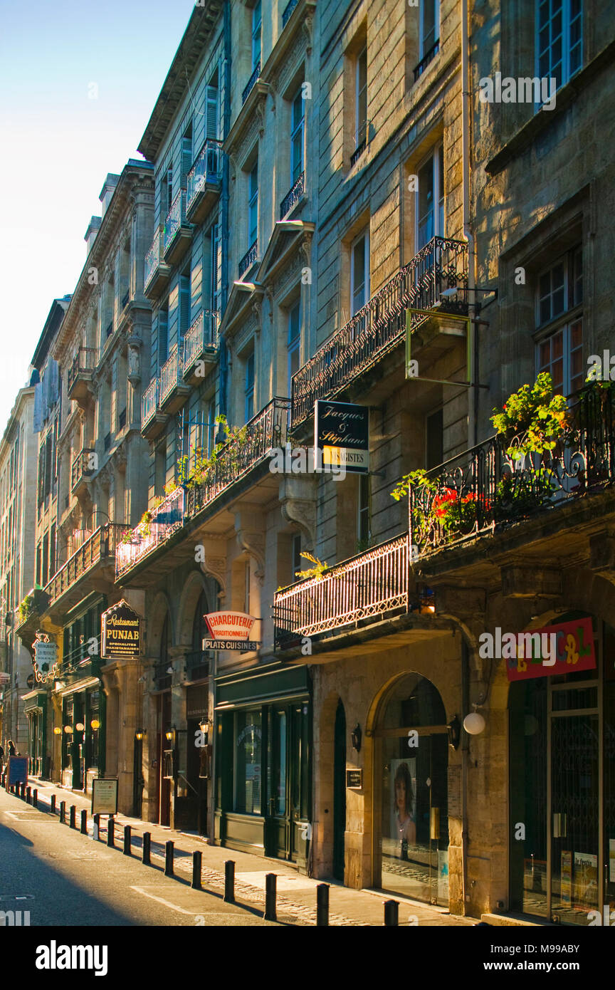 Rue St Remi Bordeaux Gironde NouvelleAquitaine France Stock Photo Alamy