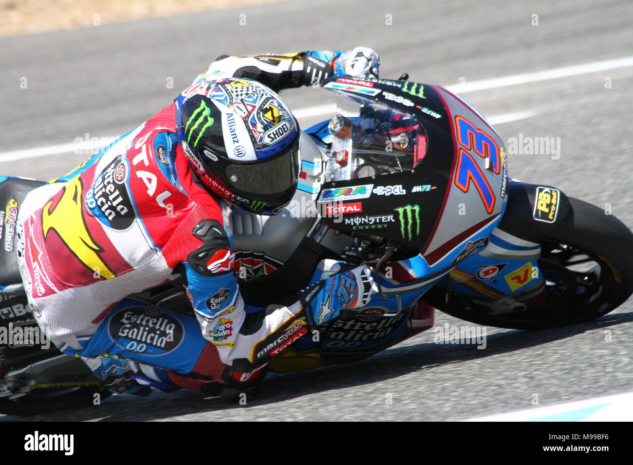 Alex Marquez, winner moto 2, Jerez de la Frontera Stock Photo - Alamy