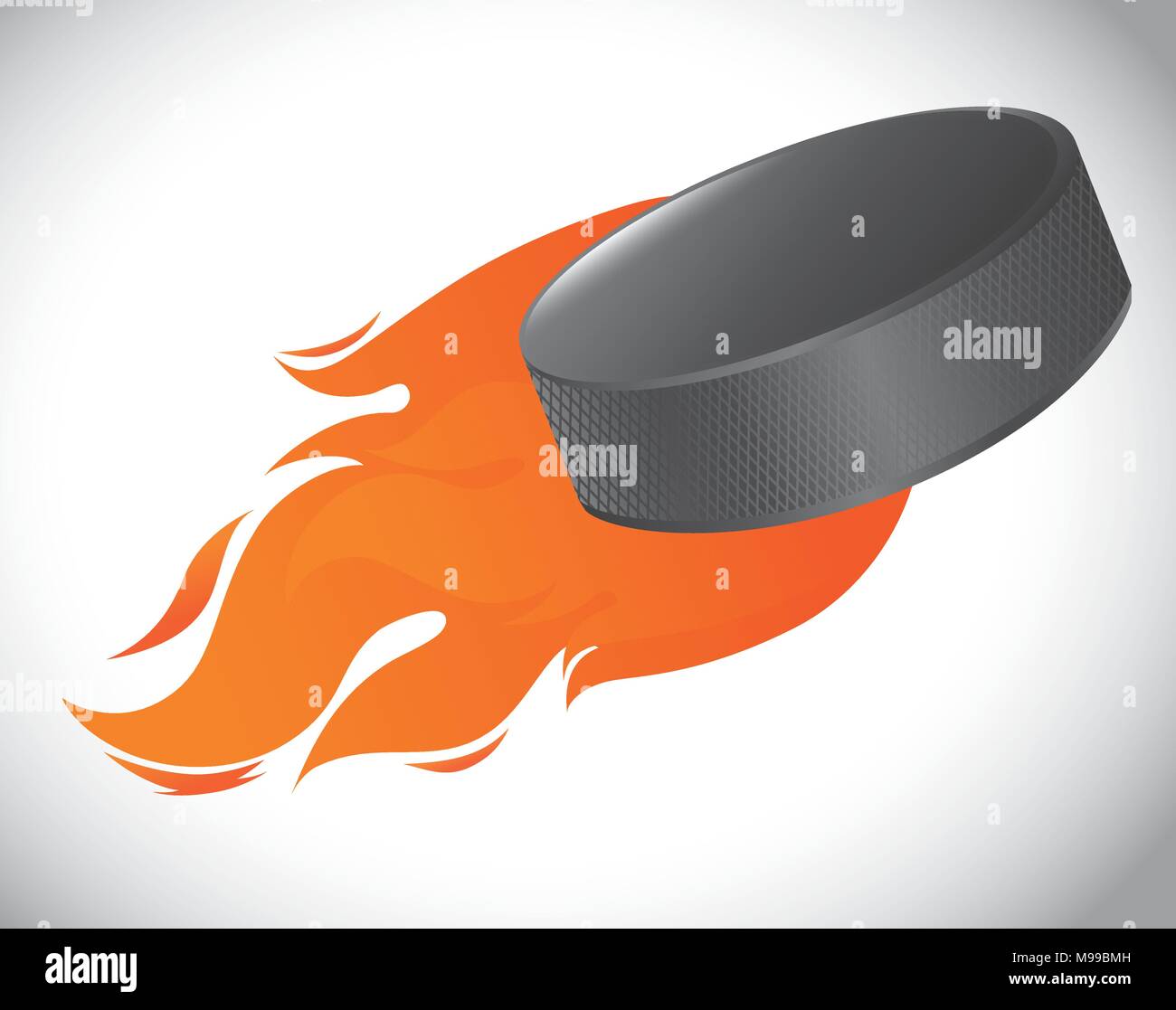 Hockey sport game graphic design, vector illustration Stock Vector