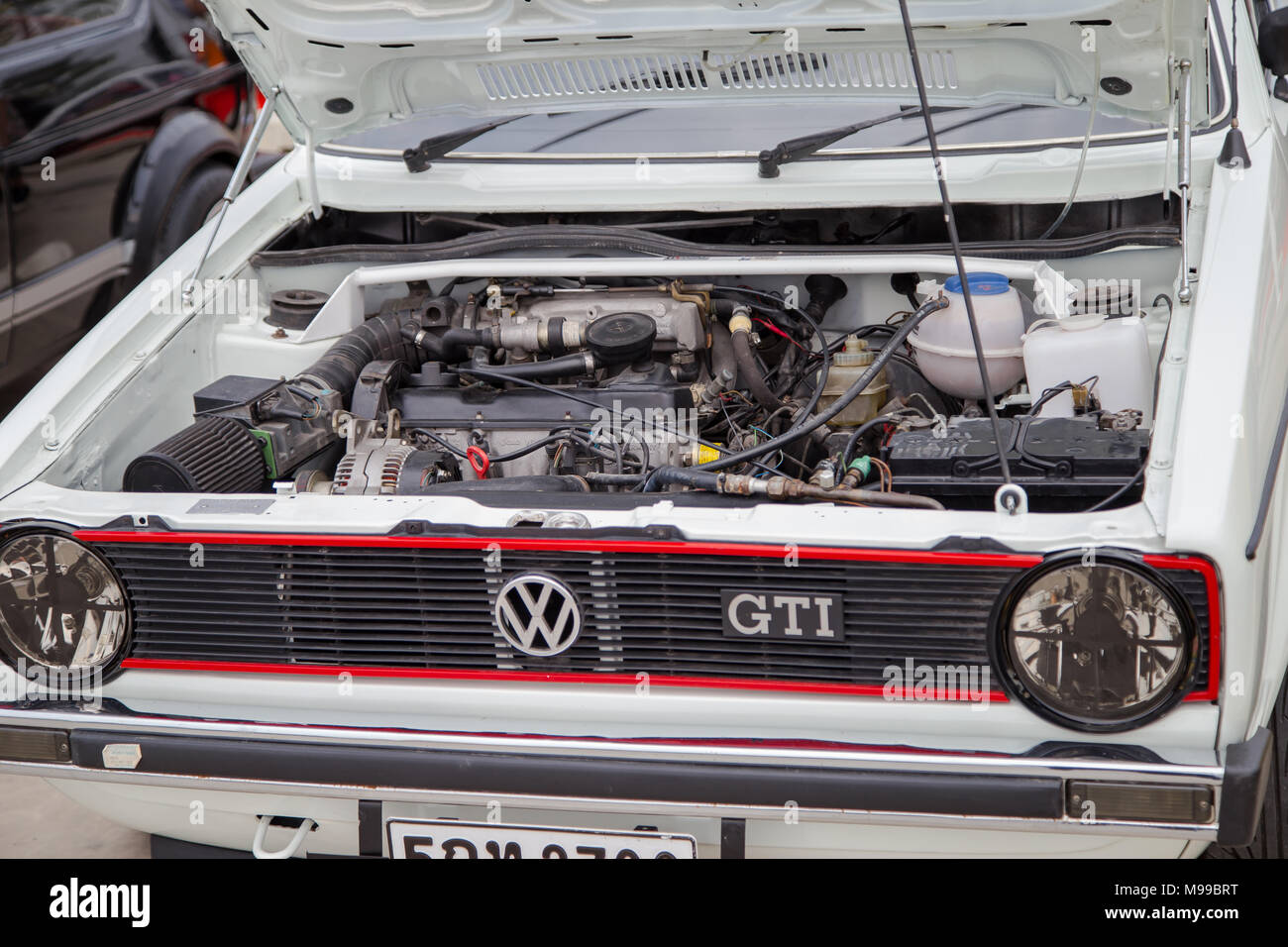Nonthaburi Thailand March 10 2018 Vw Owner Show Vw Golf Gti In Volkswagen Club Meeting At Car Park Of Robinson Department Store Stock Photo Alamy