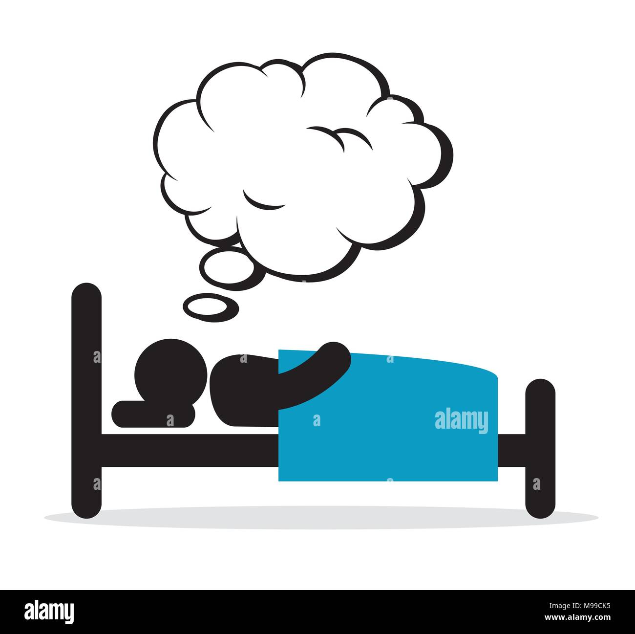 Bedroom, sleeping and dreaming graphic design, vector illustration Stock Vector Image & Art Alamy