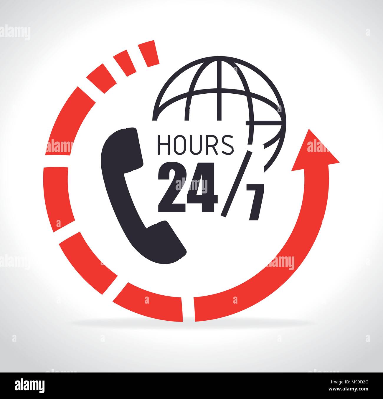 Customer service and technical support graphic design, vector ...