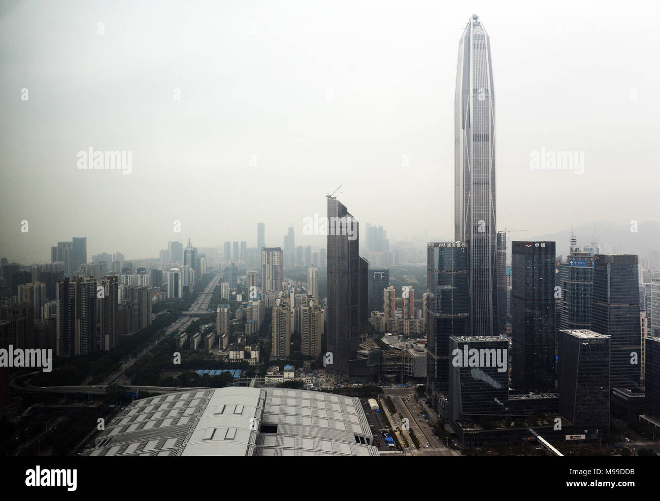 Ping An tower in Futian, Shenzhen Stock Photo - Alamy