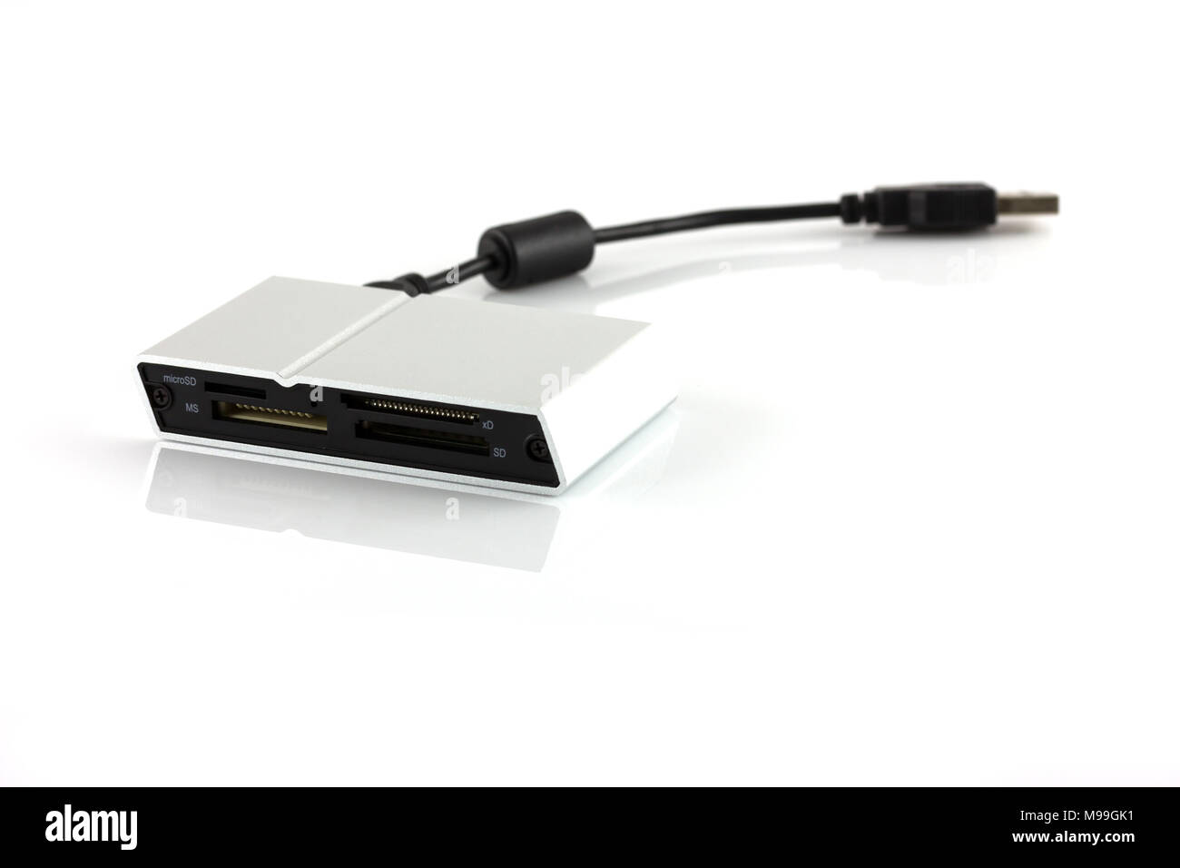 Card readers isolate on white background Stock Photo Alamy