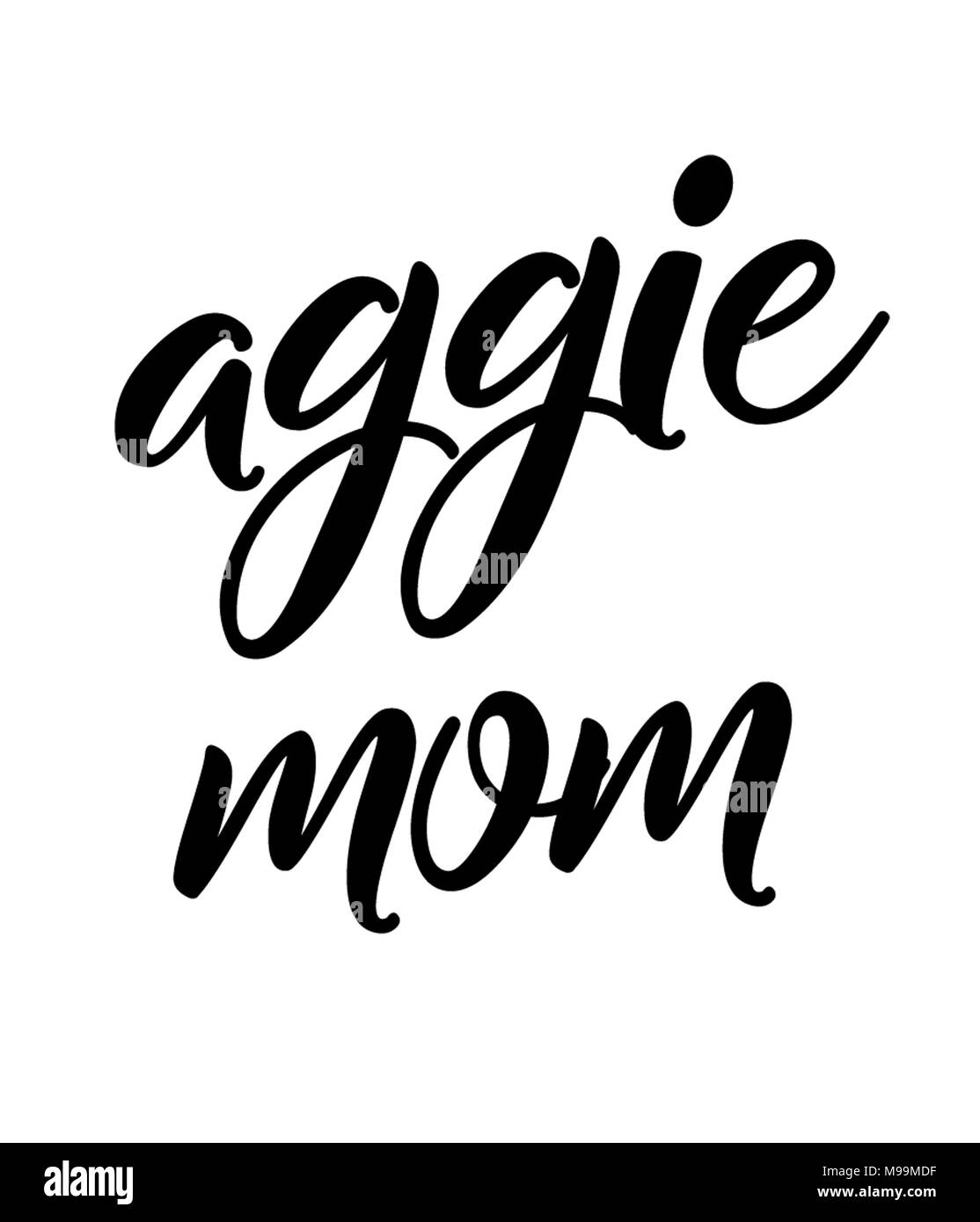 Best Aggie Mom Stock Photo
