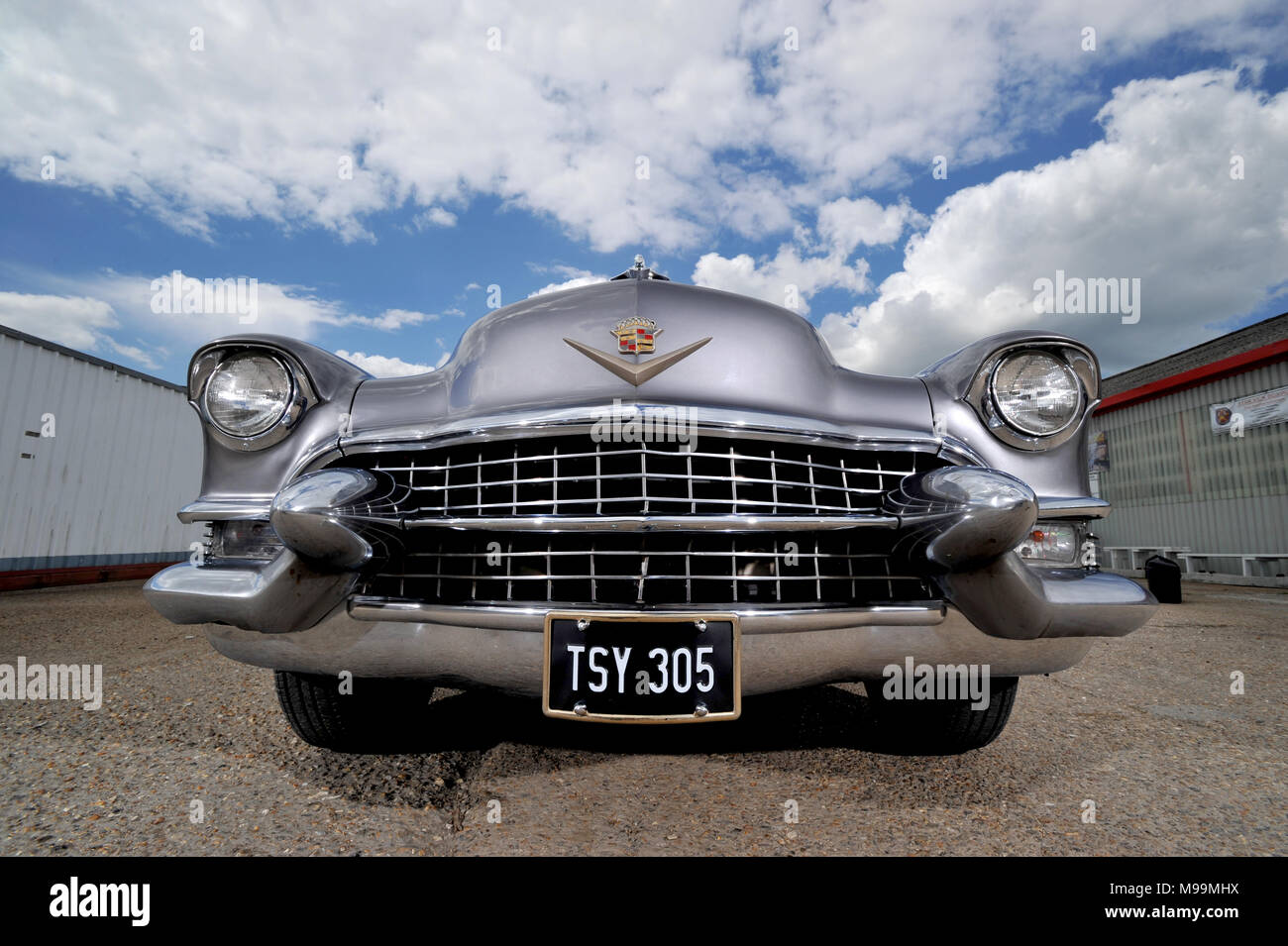 1955 Cadillac Coupe De Ville Series 62 American classic luxury car Stock Photo