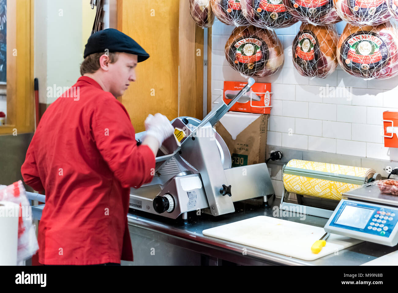 New York, USA October 29, 2017 Grand Central Market in New York City