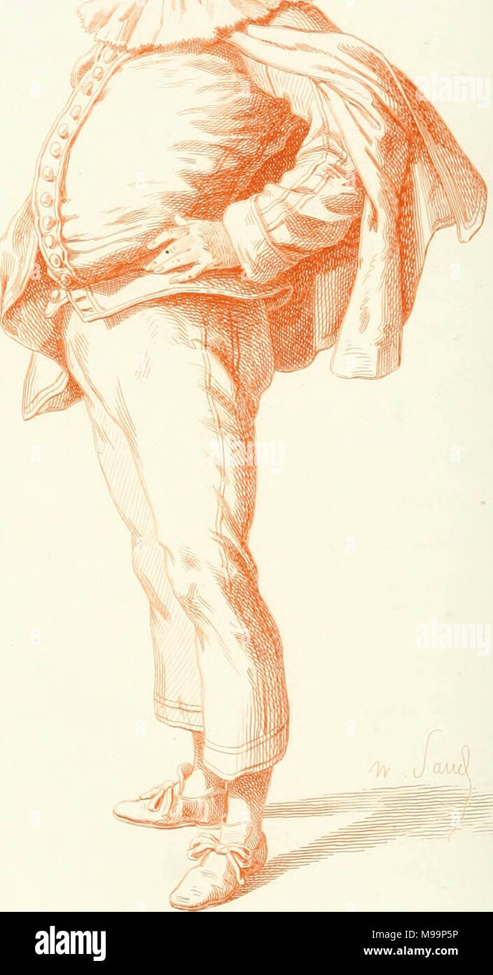 'Masques et bouffons; comédie italienne' (1862) Stock Photo