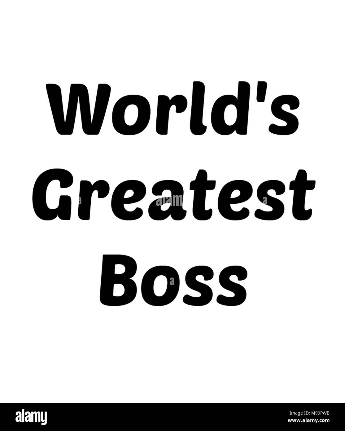 World's Greatest Boss Stock Photo