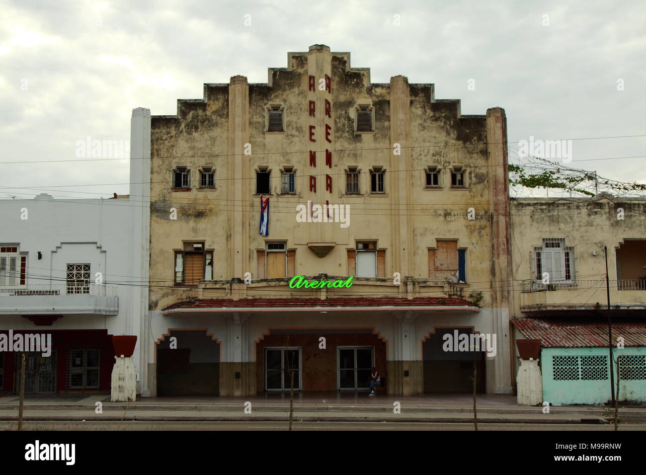 Cine Arenal cinema, Havana, Cuba Stock Photo