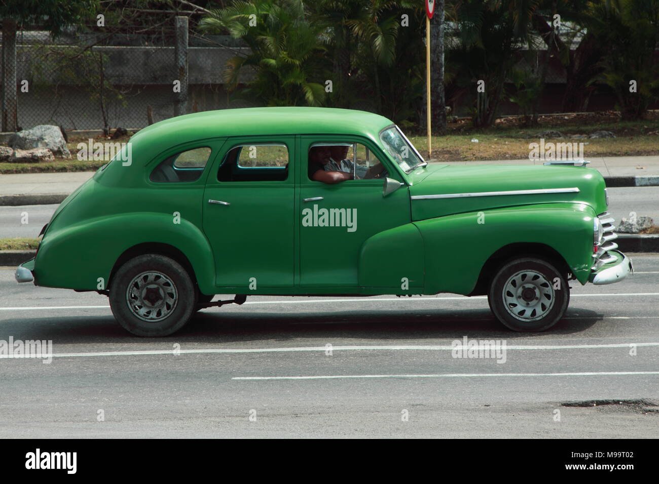 Old Green Car High Resolution Stock Photography And Images Alamy