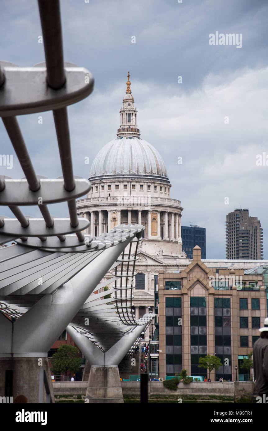 Different Perspective Of St Paul's Cathedral Stock Photo