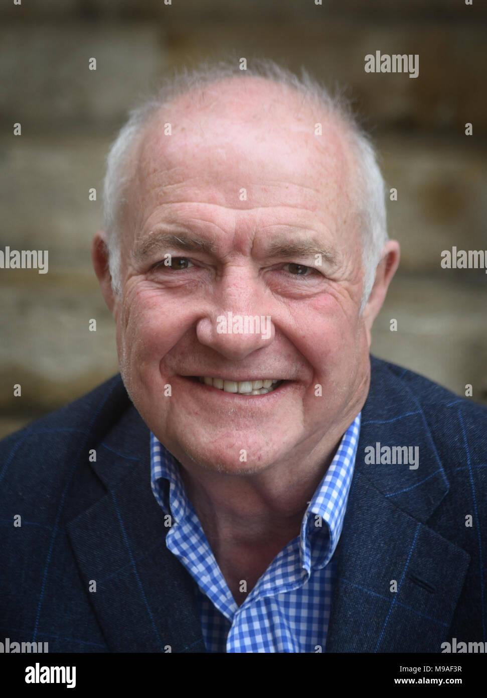 Oxford, UK. 24th march, 2018. Rick Stein at Oxford Literary Festival 24th March. Rick Stein at Sheldonian Theatre Oxford to talk about' A Life in Food' with Matthew Stadlen   Richard Cave Photography/Alamy Stock Photo