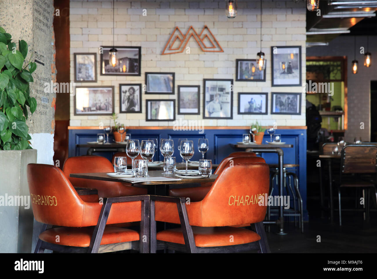 Charango bar and restaurants on Bree Street, the coolest street in Cape