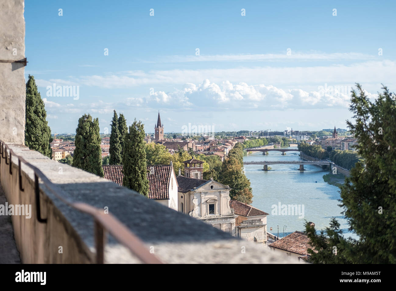 Aerial view of Verona, Italy Stock Photo - Alamy