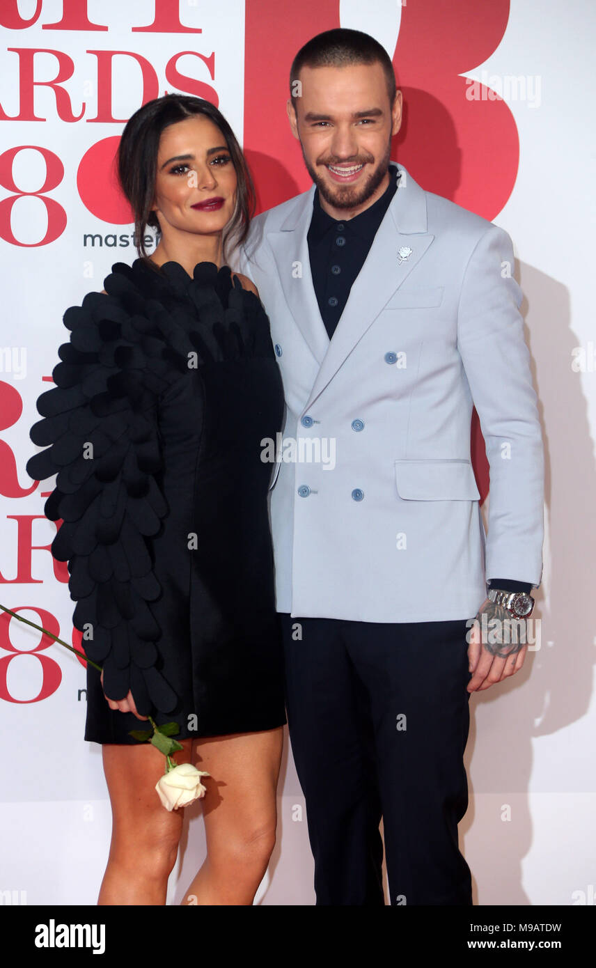 The BRIT Awards 2018 - Arrivals  Featuring: Cheryl, Liam Payne Where: London, United Kingdom When: 21 Feb 2018 Credit: JRP/WENN Stock Photo