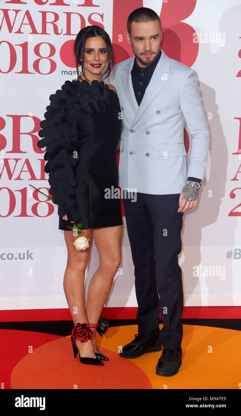 The BRIT Awards 2018 - Arrivals  Featuring: Cheryl, Liam Payne Where: London, United Kingdom When: 21 Feb 2018 Credit: JRP/WENN Stock Photo