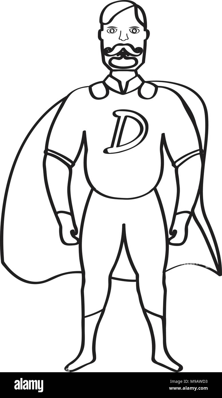 Little Kids Coloring Pages Superhero Outline Sketch Drawing Vector Superhero  Drawing Superhero Outline Superhero Sketch PNG and Vector with  Transparent Background for Free Download