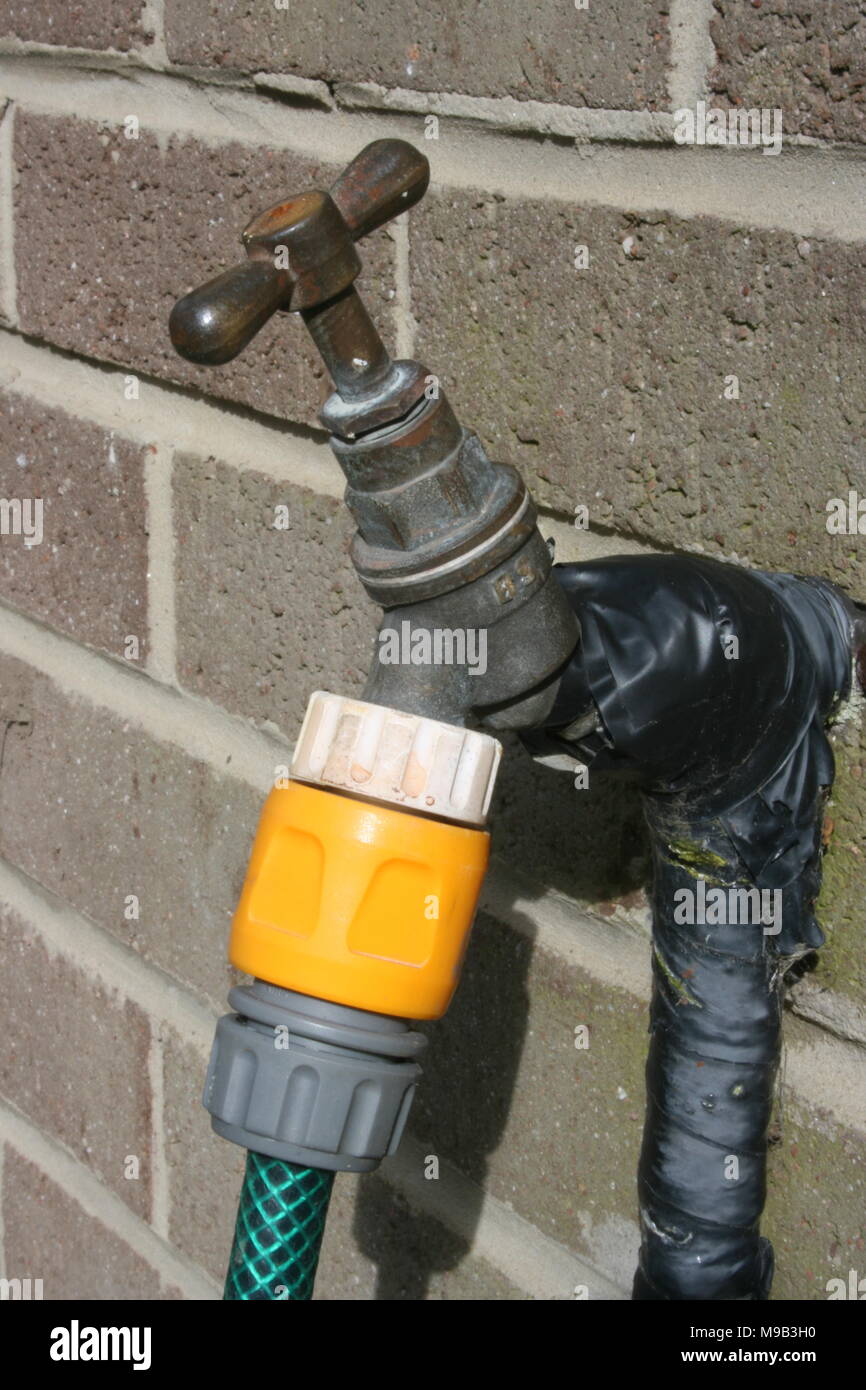 Hosepipe and Tap Stock Photo Alamy