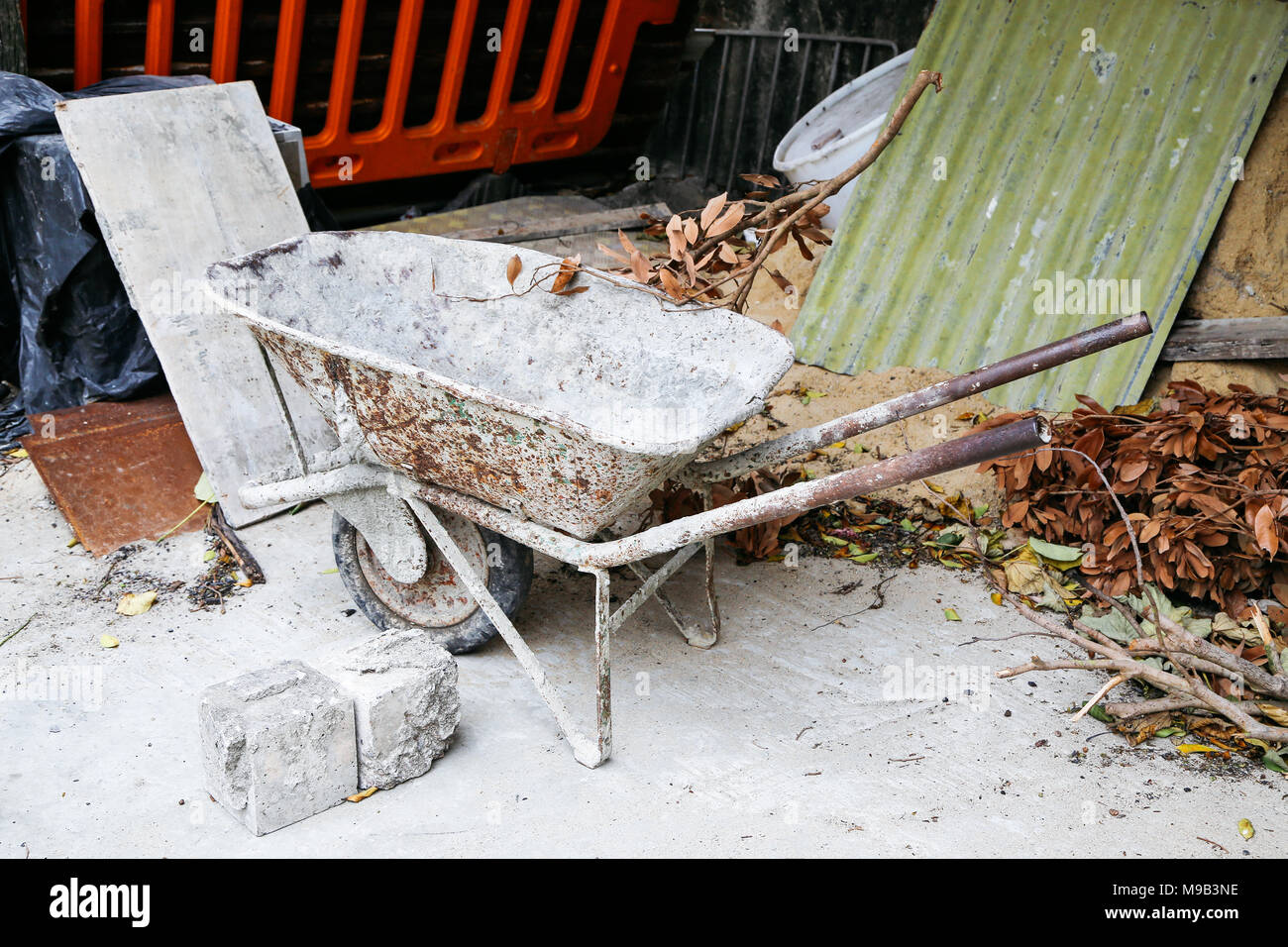 Construction site in winter landscape hi-res stock photography and ...