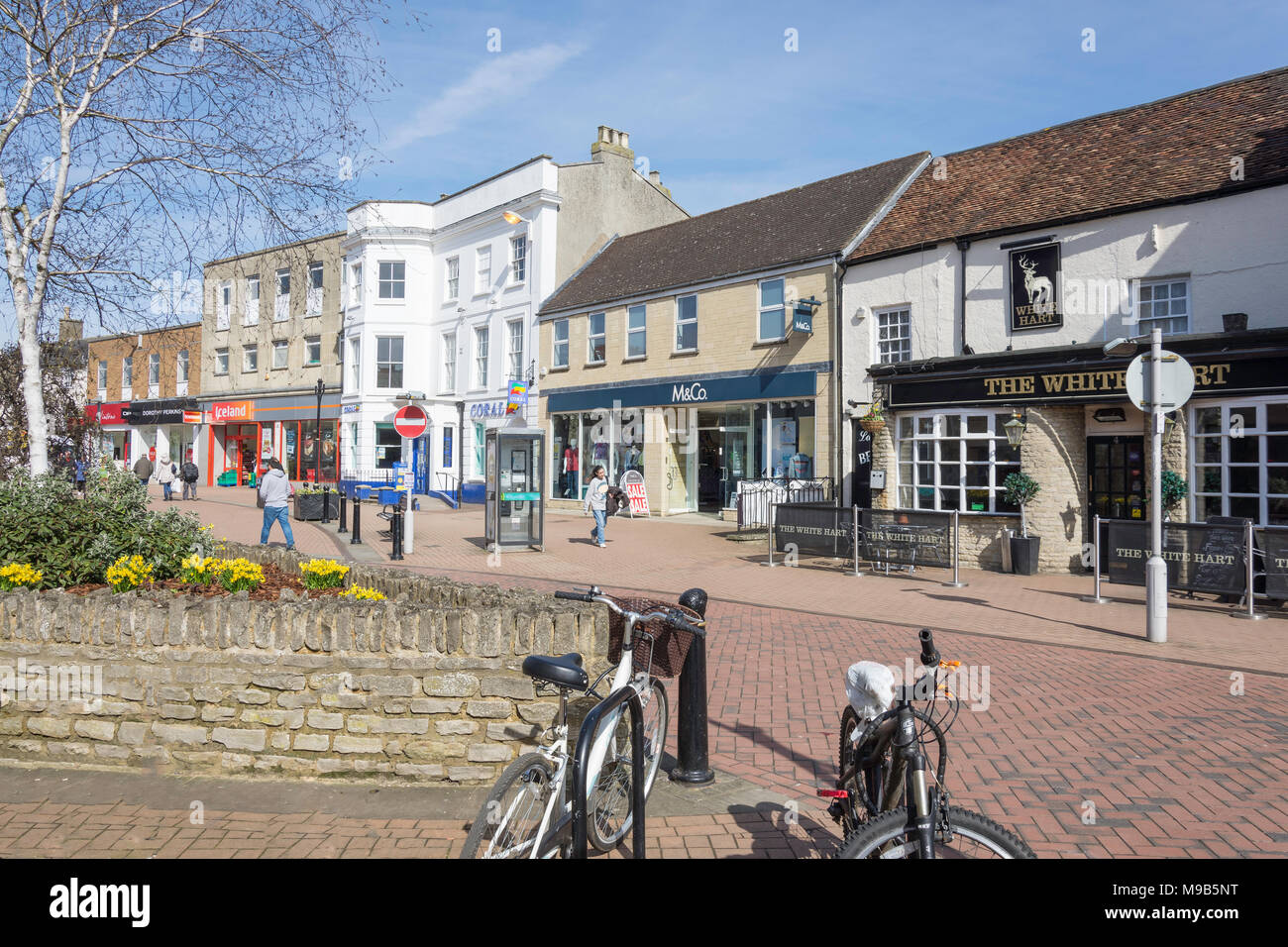 Sheep Street, Bicester, Oxfordshire, England, United Kingdom Stock